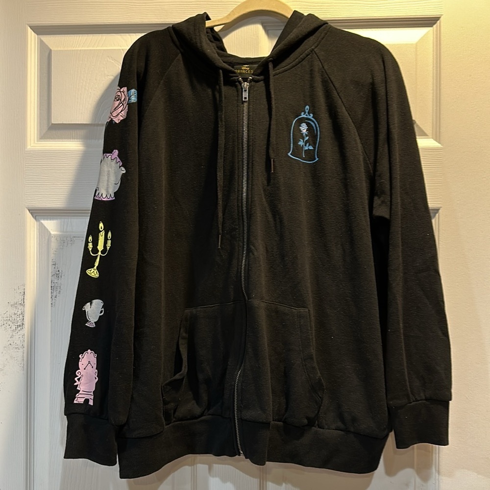 Torrid Disney Princess Belle Beauty and The Beast Hoodie Sweatshirt 2X - Picture 4 of 9